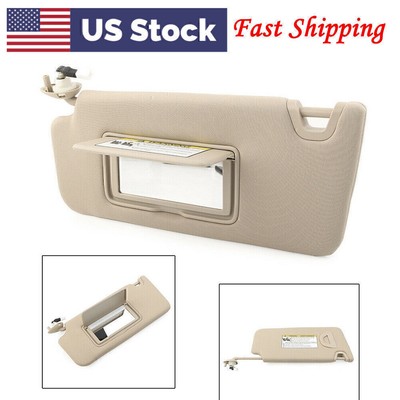 Car Left Driver Side Sun Visor For Honda Accord 2008-2012 w/ Light 83280TA5A51ZA