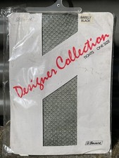 Designer collection Tights barely black vintage st bernard ireland One Size