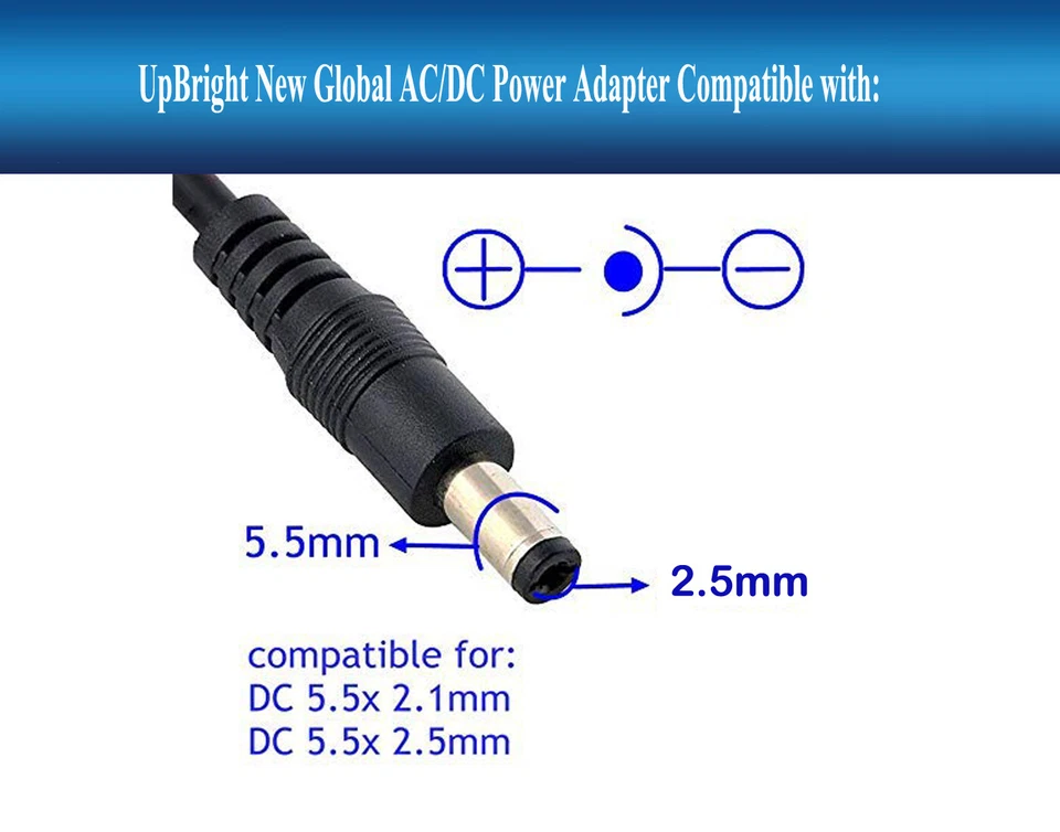 AC 110-240V DC 13.5 V 1 A 1000mA Adapter Wall Home Charger Power Supply Cord New - Image 2 of 4