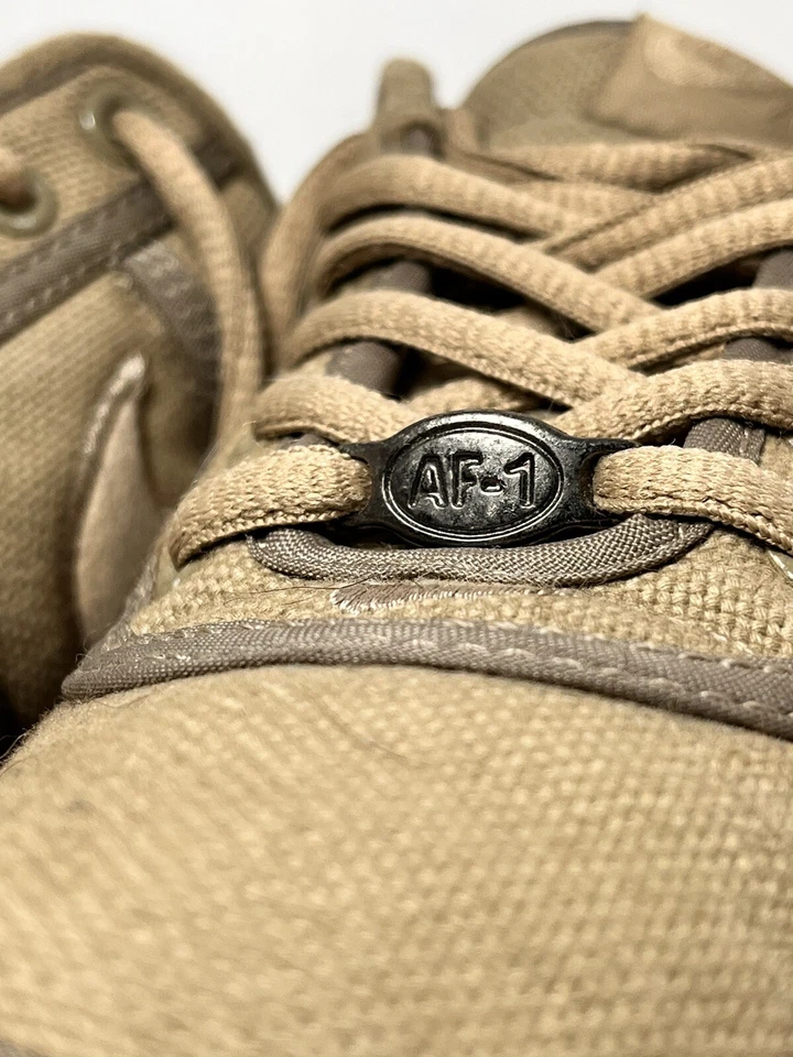 NIKE AIR FORCE 1 RARE Deadstock 2001 TROOPER/REED-LIGHT BONE Women’s 8.5 US - Image 3 of 4