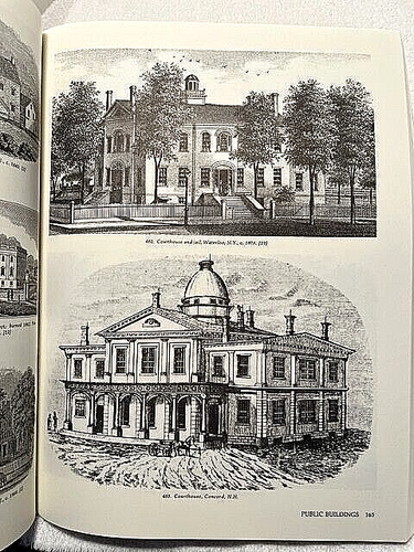 AMERICAN ARCHITECTURE Gillon Early Illustration Views History House Store Church - Picture 5 of 9