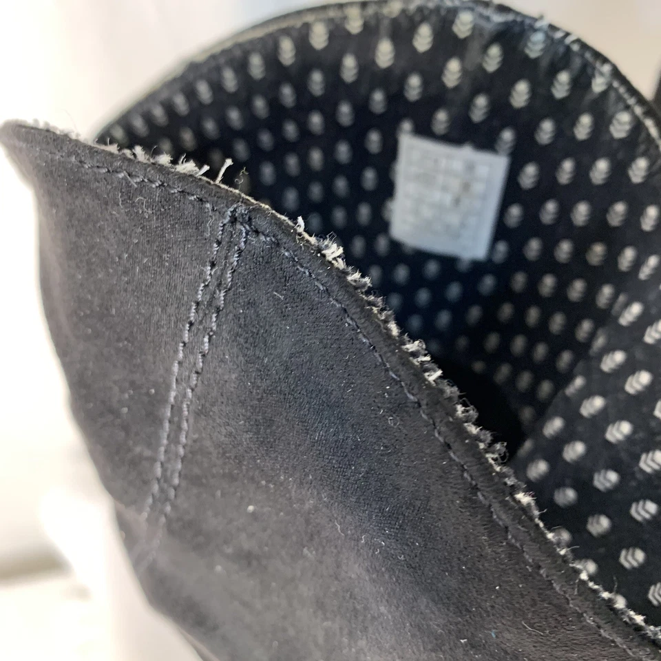 Rocket Dog 10M Sheriff Cowboy Boots Black Western Pull On Womens Slouch Suede - Image 3 of 4