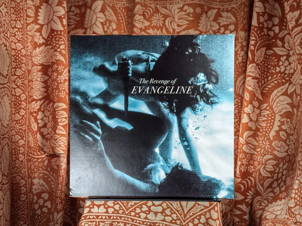 SIGNED Die Spitz Teeth Evangeline RED MARBLE vinyl sleater kinney bikini kill lp - Image 2 of 4