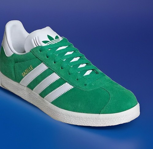 Adidas Gazelle Sneakers Original Shoes Green/Cloud White IG2092 US 10.5