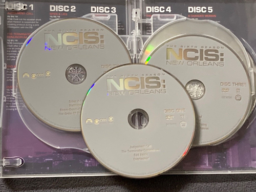 NCIS NEW ORLEANS THE 6TH SEASON 5 DVD SET FAST SHIPPING ! - Picture 3 of 4