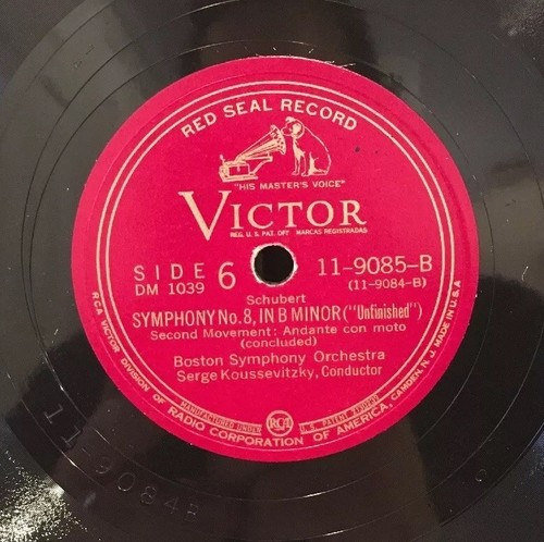 Vintage Original 3 Record Set Schubert "Unfinished" Symphony No. 8 In B Minor - Picture 12 of 12