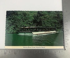 Vintage Postcard Unposted Wailua River Cruise, Island of Kauai Hawaii 