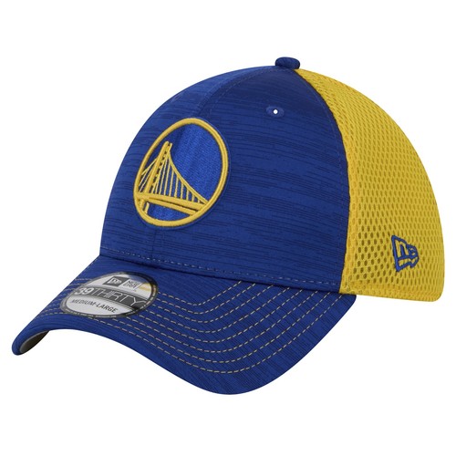 Men's New Era Royal Golden State Warriors Active Tech Neo Flex 39THIRTY Flex Hat