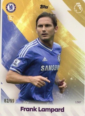 2026 Topps Total Football Premier League Legends Chelsea #1387 Frank Lampard /99