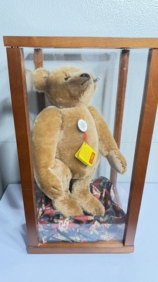 Vintage Steiff Mohair Teddy Bear Tagged Button In Ear Jointed 1984