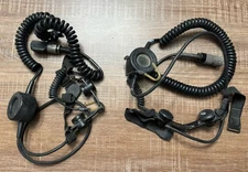 2 Sets TCI Tactical Command Industries Throat Mic w/ PTT – GWOT SOF, Navy Seal