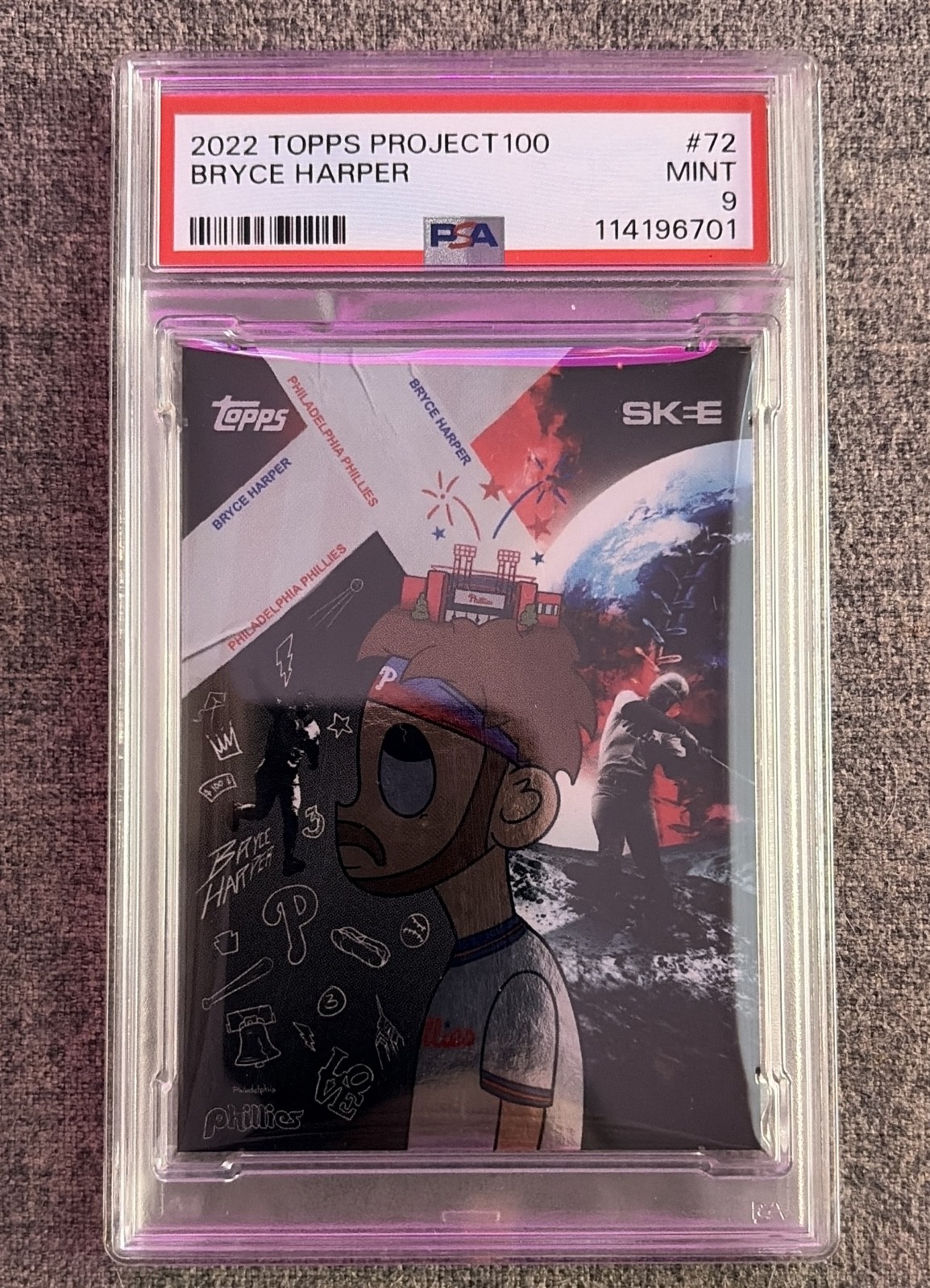 Bryce Harper #72 2023 Topps Project 100 Baseball