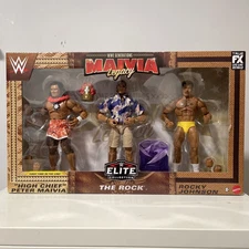 BRAND NEW WWE ELITE COLLECTION "THE ROCK" MAIVIA LEGACY-HIGH CHIEF-ROCKY JOHNSON