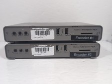 Lot Of 2 Matrox Monarch HDX MHDX/I Dual-Channel Video Encoder Untested
