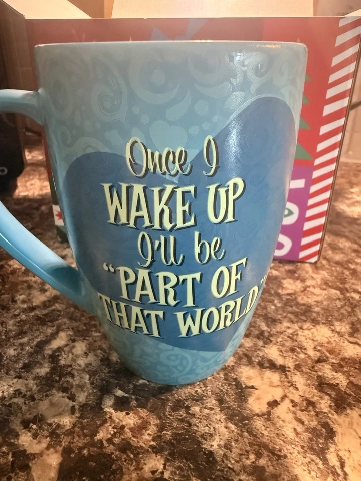 Ariel Little Mermaid Disney Store Once I Wake Up I'll Be Part Of The World Mug - Image 2 of 3
