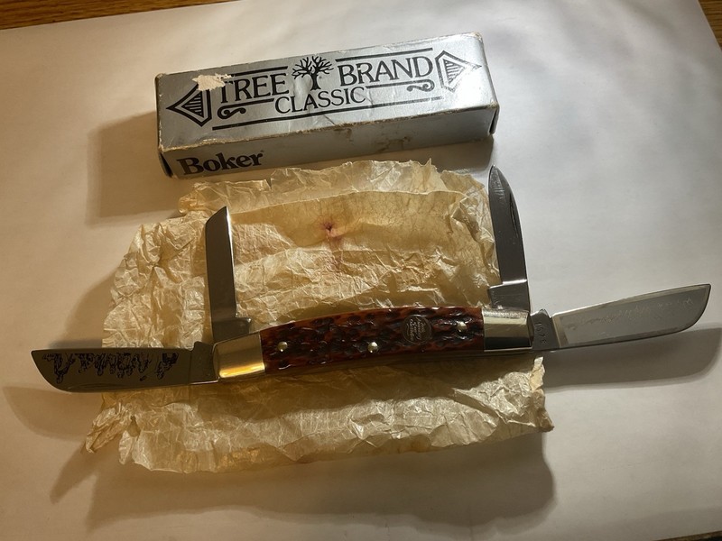 BOKER SOLINGEN MEDIUM 4 BLADE CONGRESS-CONSTITUTION 200TH ANNIVERSARY MINT