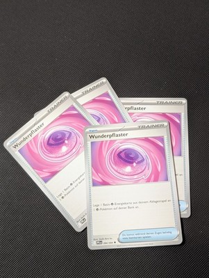 Pokemon Karte Wunderpflaster 094/094  Trainer Item Fatale Flammen Deutsch /4x
