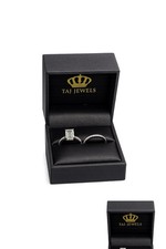 PLATINUM LAB DIAMOND ENGAGMENT RING WITH ENGAGEMENT BAND. 3.43CT VS1 EMERALD CUT