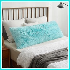 Cozy 20x54 Long Furry Body Pillow Sham, Plush Fuzzy Faux Fur Body Pillowcase ...
