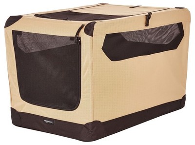 AmazonBasics faltbare Transportbox 91x61x61 cm beige