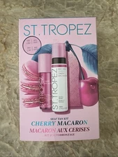 St Tropez Self Tan Kit Cherry Macaron (Set Of 3, Infos Below)