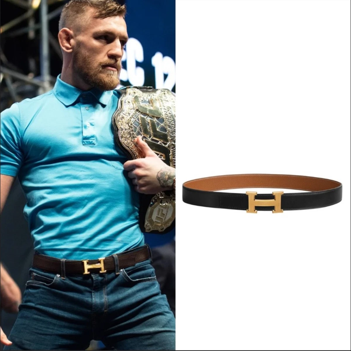 Hermes H Belt 95 for sale | eBay