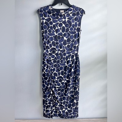 NIC+ZOE Women s Geo Pebble Size Ruche Knit Dress Size XS