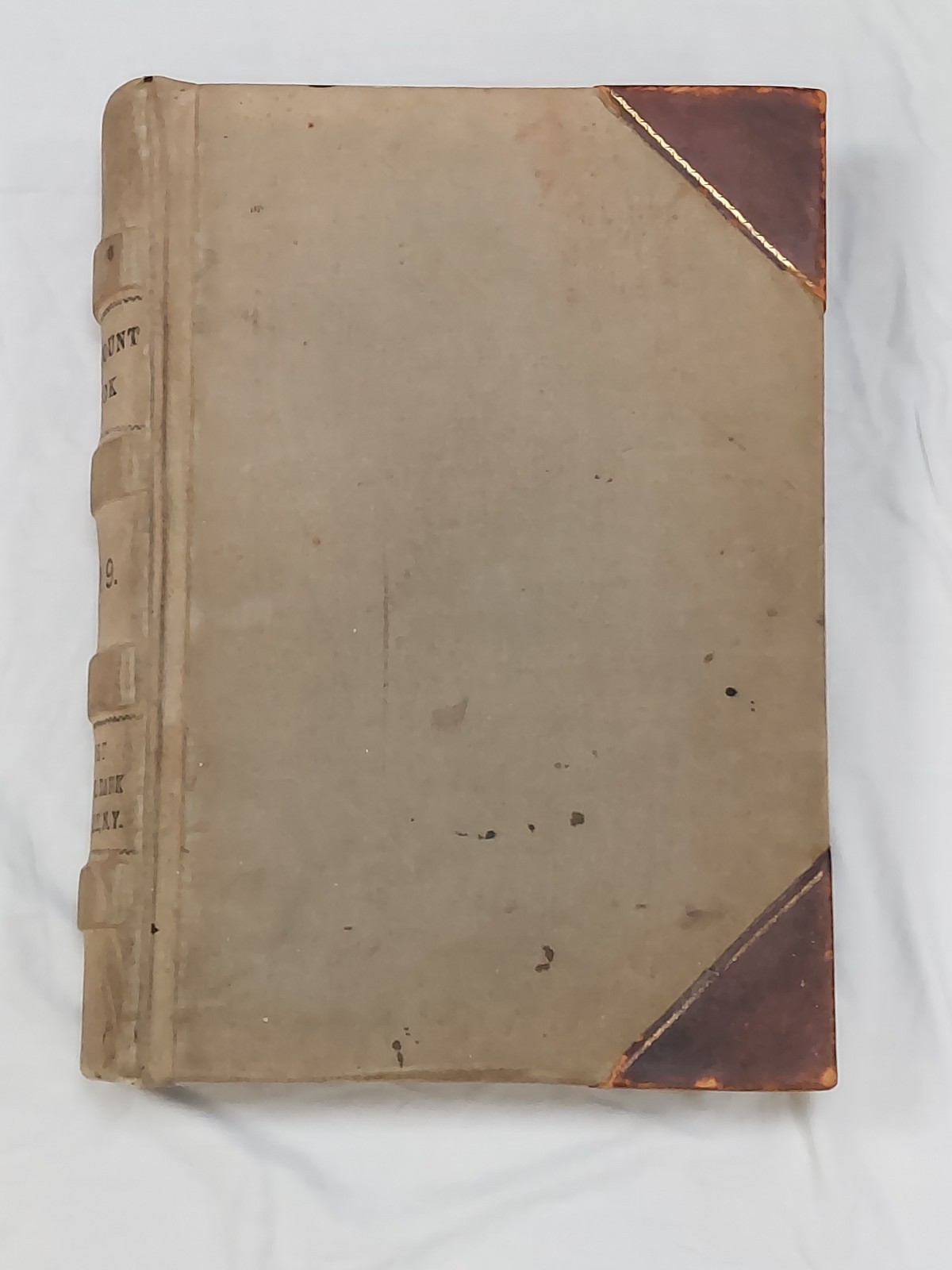 Antique Discount Book No. 9 First National Bank Earlville, Ny