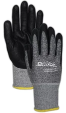 Magid D-Roc Nitrile Coated Work Gloves A3 Liquid Absorbing (12 Pair, Small)