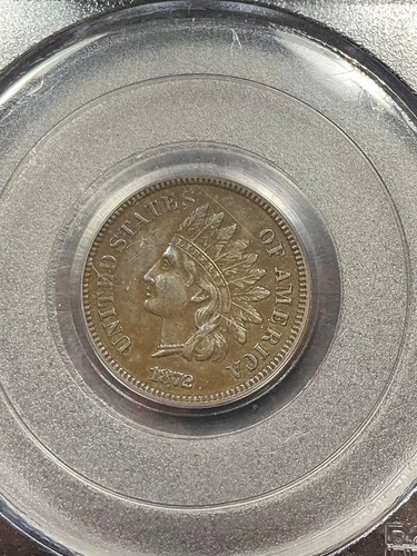 PCGS XF45 1872 INDIAN HEAD CENT PLEASING SCARCE DATE