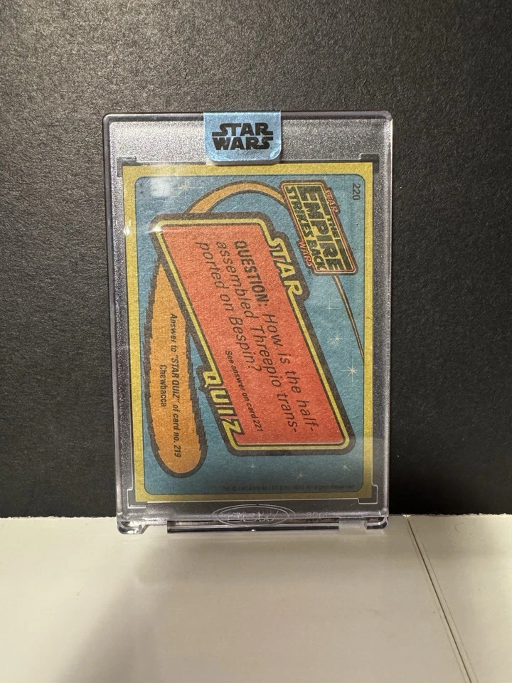 Topps Star Wars Archives Signature Series - John Morton as Boba Fett auto Card!! - Image 2 of 2