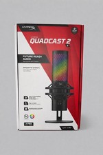 HyperX Quadcast 2 S RGB USB Microphone Black 100 Customizable LEDs Tap-to-Mute