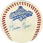 Mariano Rivera Auto Signed Official 1996 ALCS Logo Baseball Yankees Beckett