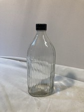 Vecchia Bottiglia Vetro Spesso -Tappo Bachelite-anni 50-