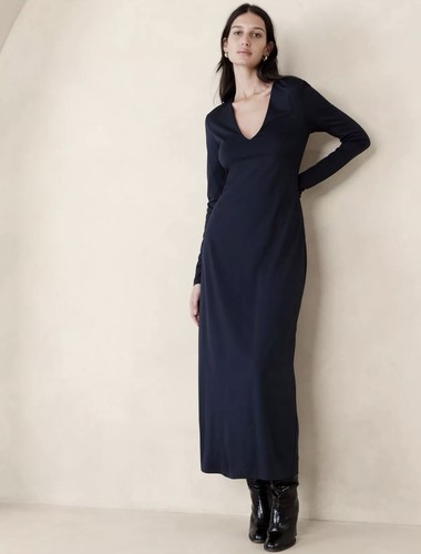 Robe Petit Noir (LBD) Banana Republic Femme Taille 4 - Sans Manches Avec Insert En Mesh - Neuf Avec étiquettes