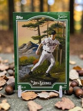 2025 Topps X Bob Ross the Joy of Baseball - Cal Ripken #66 Sap Green /75