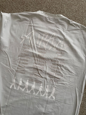 Official BTS World TOUR ARIRANG T Shirt Gray Japan Version Size L
