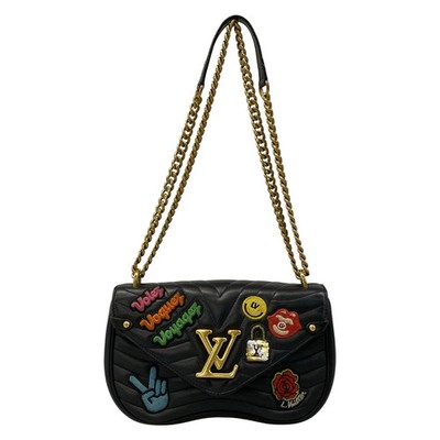 LOUIS VUITTON New Wave Chain Bag M52564 Noir New Wave NZ2168