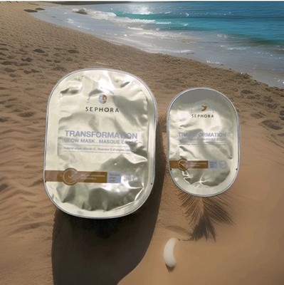 Sephora Transformation Glow Face Mask + Eye Mask Set Of 2- NEW 
