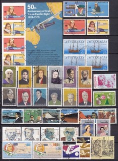 AUSTRALIA COMMEMORATIVES SETS INC S/S USED