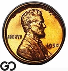 1950 Lincoln Cent Wheat Penny Proof, Lustrous Red, Solid Gem BU++