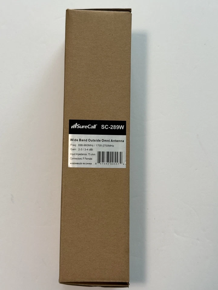 SureCall Wide Band Outside Omni Antenna 75 ohm  w/ F-Female Connector SC-289W  - Image 3 of 3