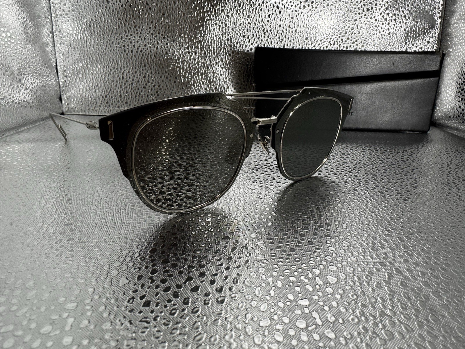 Dior Homme Composit 1.0 Silver Mirror Sunglasses