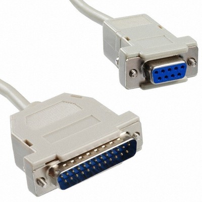 15Ft. DB9 Female to DB25 Male AT Serial Modem Cable ASM-15FM 