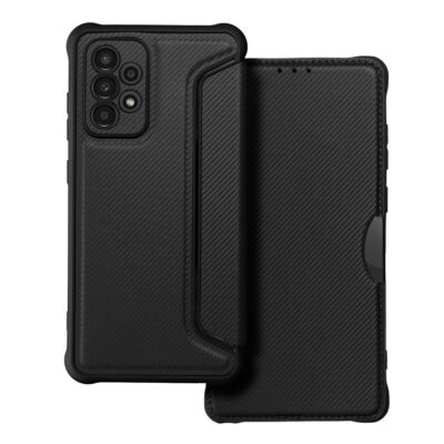 FÜR SAMSUNG GALAXY A53 5G - RAZOR Book Cover Hülle Handy Case Tasche SCHWARZ