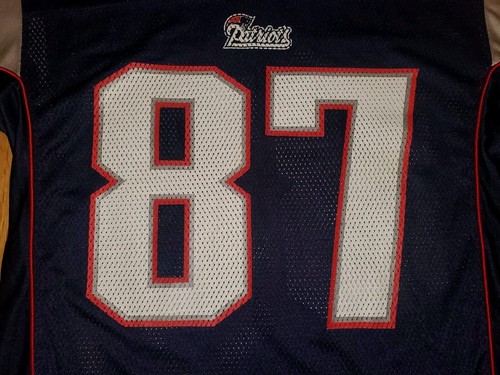 Reebok Rob Gronkowski NEW ENGLAND PATRIOTS #87 Mens NFL Replica Team JERSEY S - Picture 3 of 18