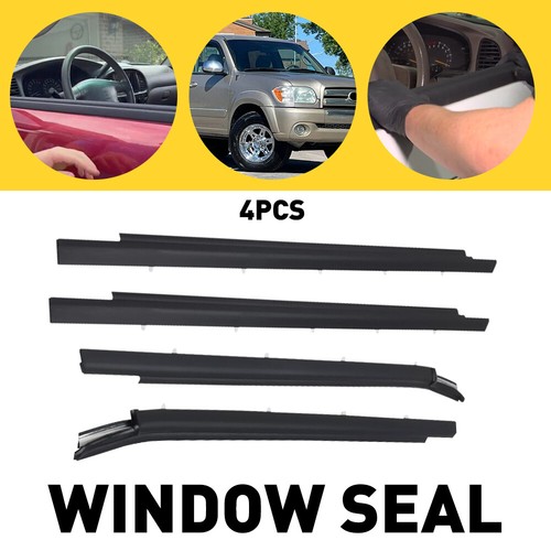 Weatherstrip Moulding Trim Window Seal For Belt 2000-06 Toyota Tundra Double Cab - Foto 13 di 17