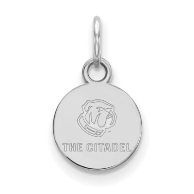 10k White Gold LogoArt The Citadel XS Pendant