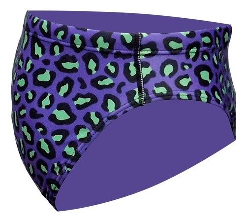 ACCLAIM Leopard Print Sports Fit 6 cm Tie Cord Brief Swimming Trunks Mens 2025 - Picture 27 of 35