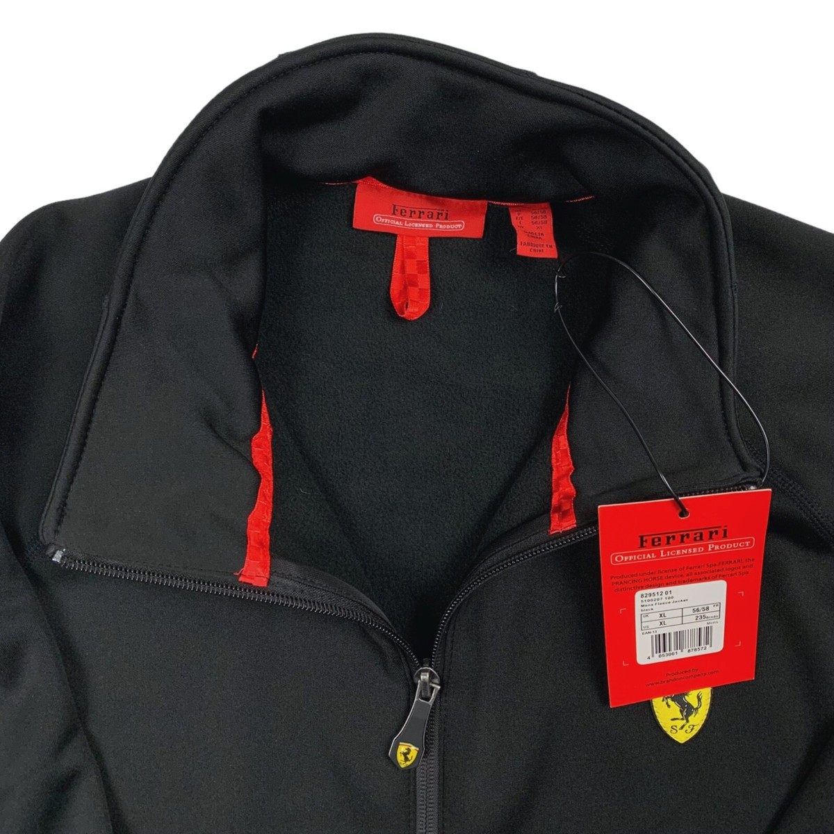 NWT Ferrari Mens Fleece Jacket Black Size XL 56/58 | eBay NWT Ferrari Mens Fleece Jacket Black Size XL 56/58 | eBay